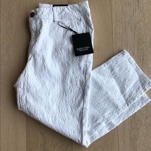Simply Vera Vera Wang Textured Capri White Size 12